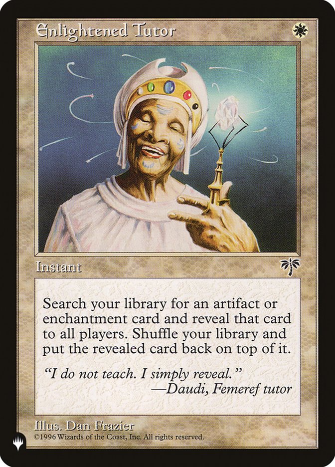 Enlightened Tutor - The List