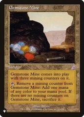 Gemstone Mine - The List