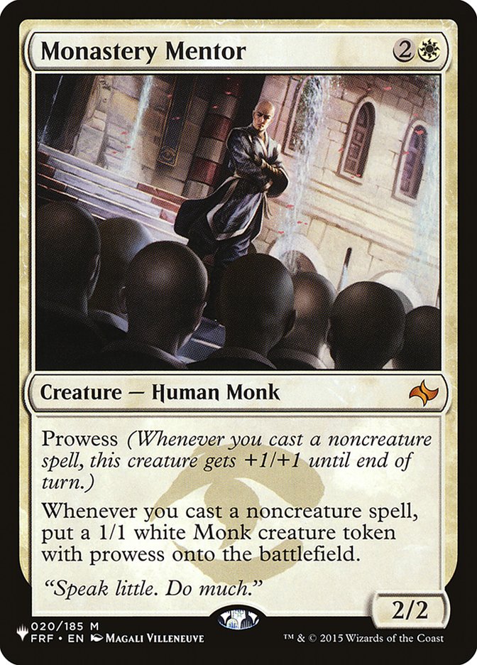 Monastery Mentor - The List