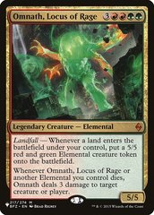 Omnath, Locus of Rage - The List