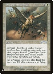 Pegasus Stampede - The List