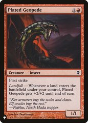 Plated Geopede - The List