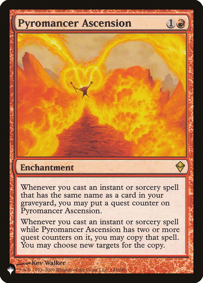 Pyromancer Ascension - The List