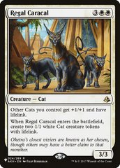 Regal Caracal - The List