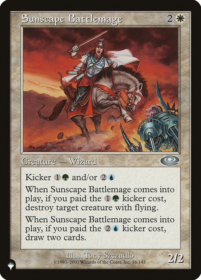 Sunscape Battlemage - The List