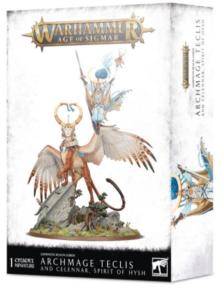 Lumineth Realm-lords: Archmage Teclis and Celennar, Spirit Of Hysh