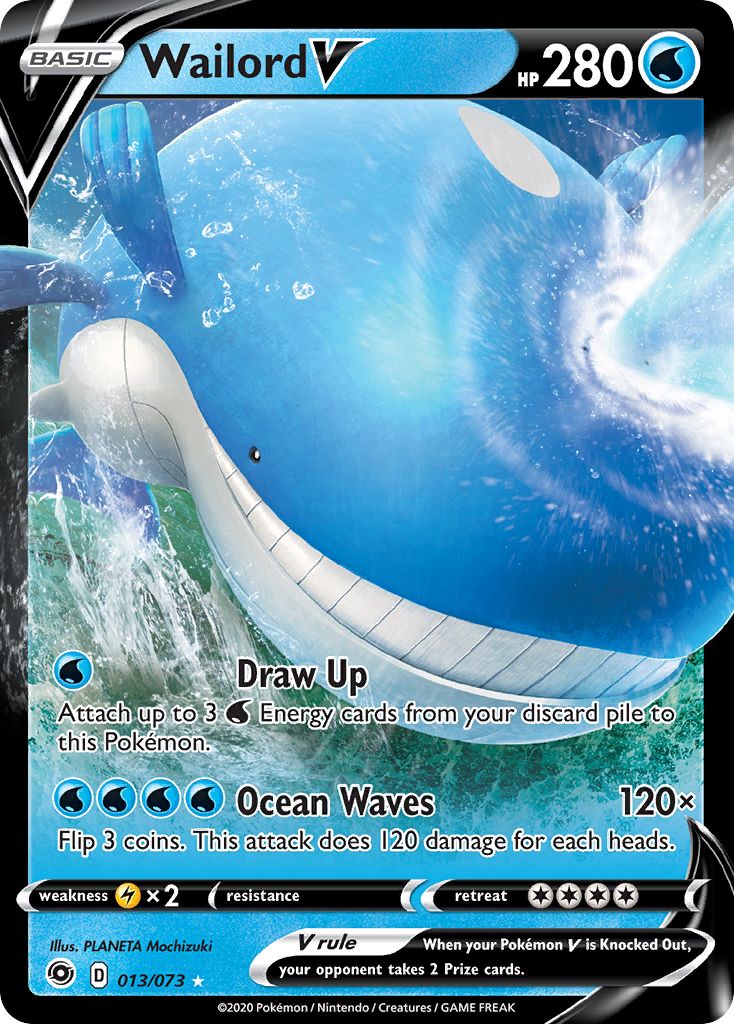 Wailord V - 013/073 - Ultra Rare