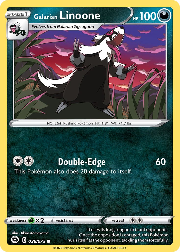 Galarian Linoone - 036/073 - Common