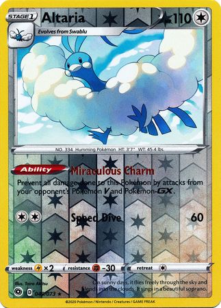 Altaria - 049/073 - Holo Rare - Reverse Holo