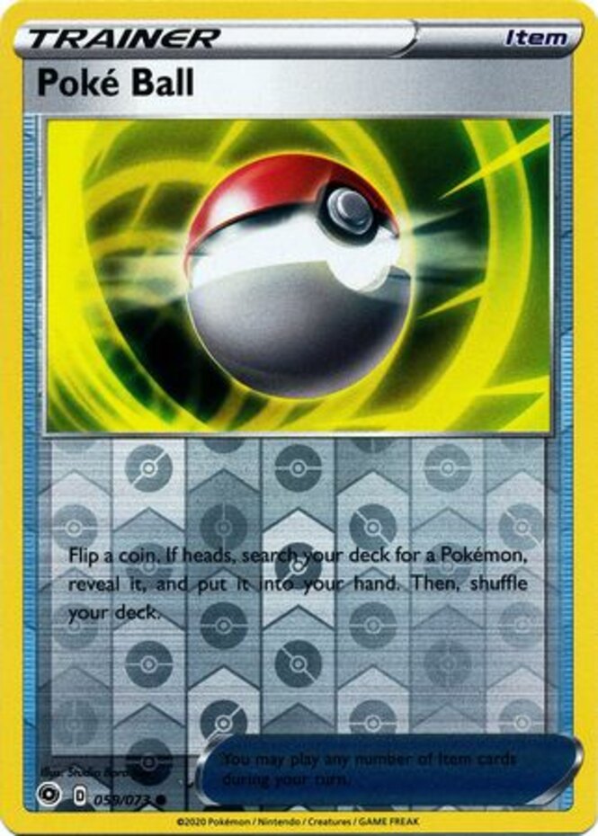 4x Poke Ball - 059/073 - Common - Reverse Holo NM-Mint