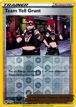 Team Yell Grunt - 067/073 - Uncommon - Reverse Holo