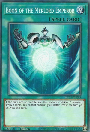 Boon of the Meklord Emperor - LED7-EN049 - Common - 1st Edition