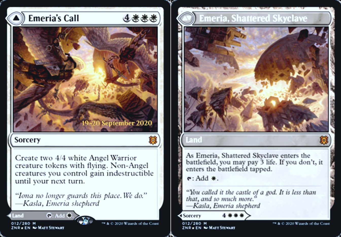 Emerias Call // Emeria, Shattered Skyclave - Foil - Prerelease Promo