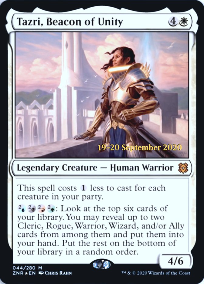 Tazri, Beacon of Unity - Foil - Prerelease Promo