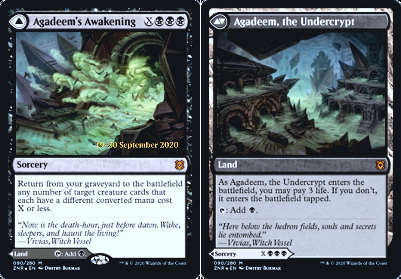 Agadeems Awakening // Agadeem, the Undercrypt - Foil - Prerelease Promo