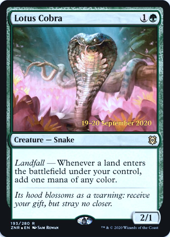 Lotus Cobra - Foil - Prerelease Promo