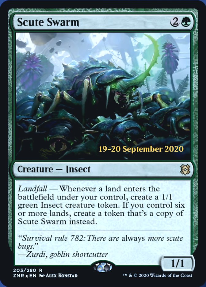 Scute Swarm - Foil - Prerelease Promo