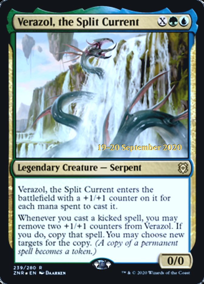 Verazol, the Split Current - Foil - Prerelease Promo