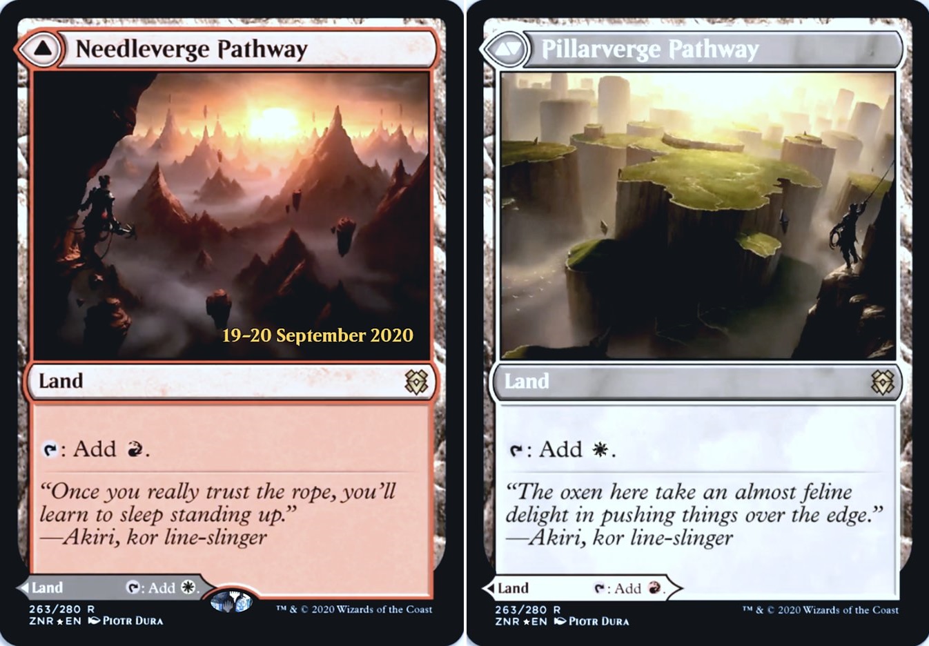 Needleverge Pathway // Pillarverge Pathway - Foil - Prerelease Promo