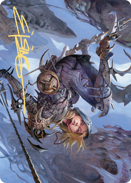 Blackbloom Rogue Art Card - Gold-Stamped Signature