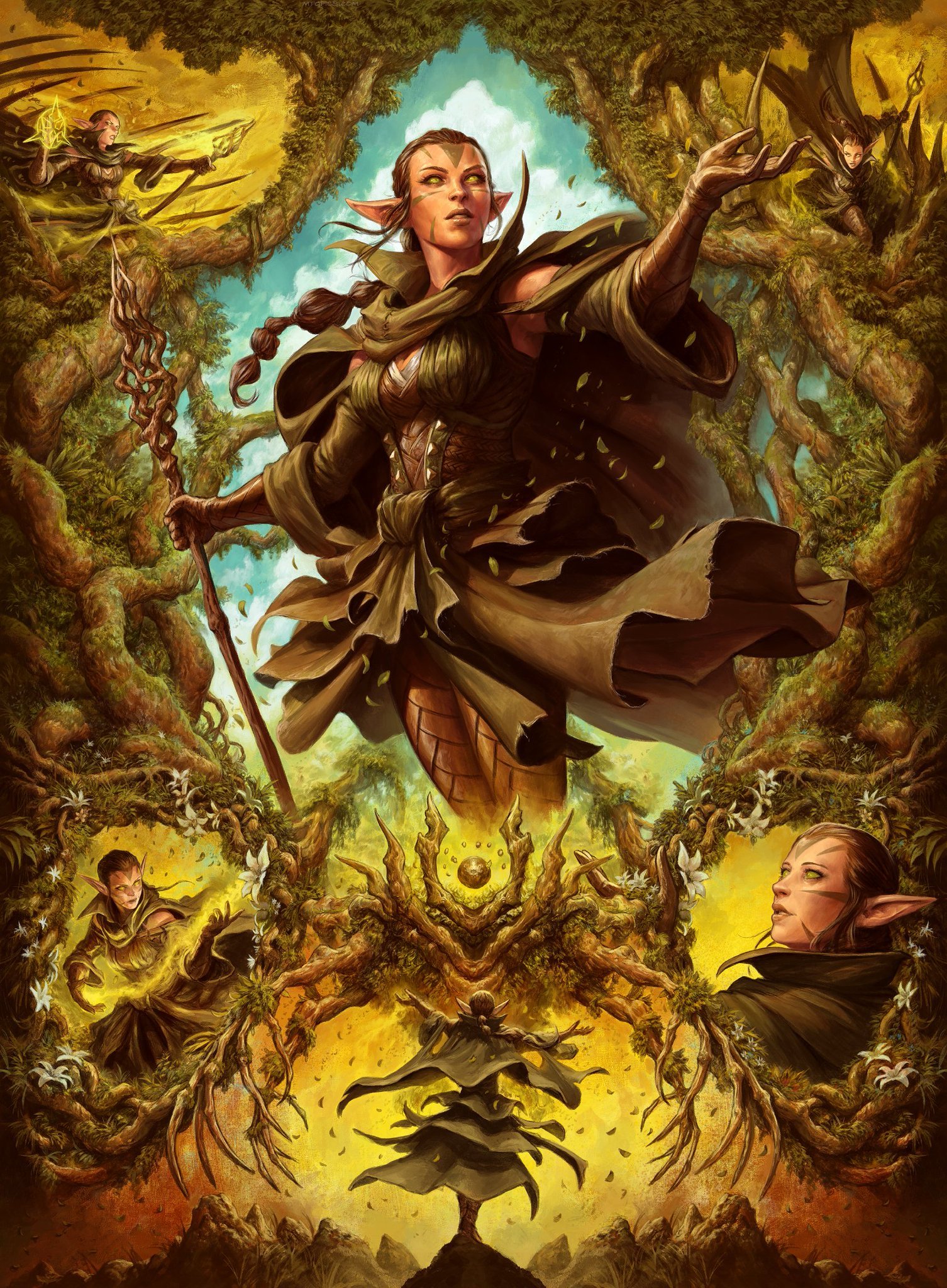 Nissa of Shadowed Boughs (283) Art Card