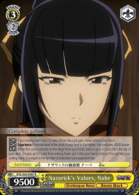 Nazaricks Values, Nabe - OVL/S62-E007 - R