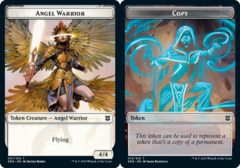 Angel Warrior // Copy Double-sided Token - Foil