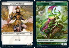 Angel Warrior // Insect Double-sided Token - Foil