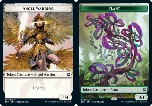 Token - Angel Warrior // Plant - Foil