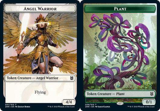 Angel Warrior Token // Plant Token - Foil