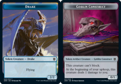 Drake Token // Goblin Construct Token - Foil