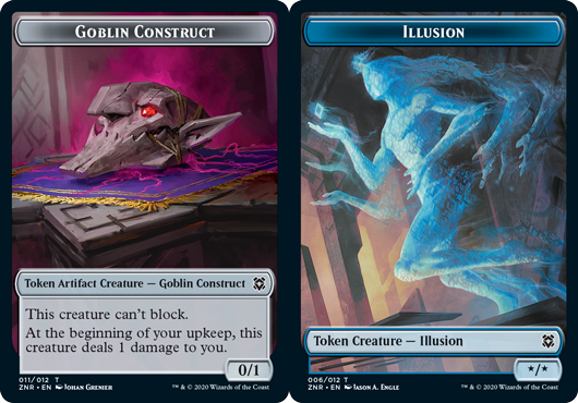 Token - Goblin Construct // Illusion - Foil