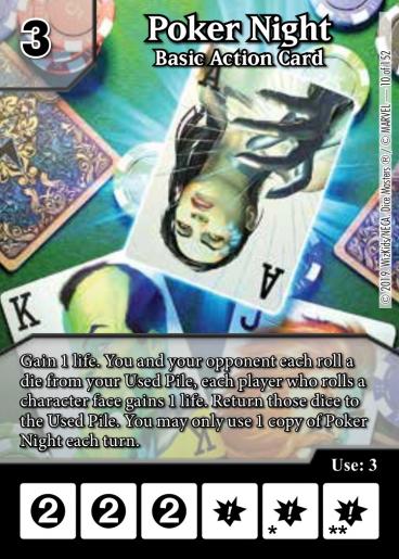 Poker Night: Basic Action Card