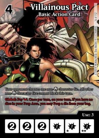 Villainous Pact: Basic Action Card - Foil