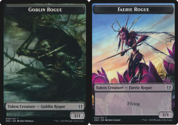 Goblin Rogue Token // Faerie Rogue Token