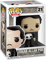 Icons Series - #21 - Edgar Allan Poe w/ Skull