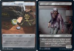 Treasure Token (153) // Walker Token (152) (Metal Head) - Foil