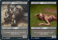 Walker (Well Walker) Token // Walker (Bicycle Girl) Token - Foil