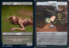 Treasure (153) // Walker (148) Double-Sided Token - Foil