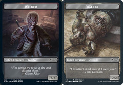 Walker (Blade Walker) Token // Walker (Well Walker) Token - Foil