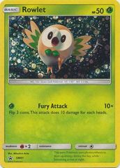 Rowlet SM01 Sequin Holo Promo - General Mills Cereal Packs