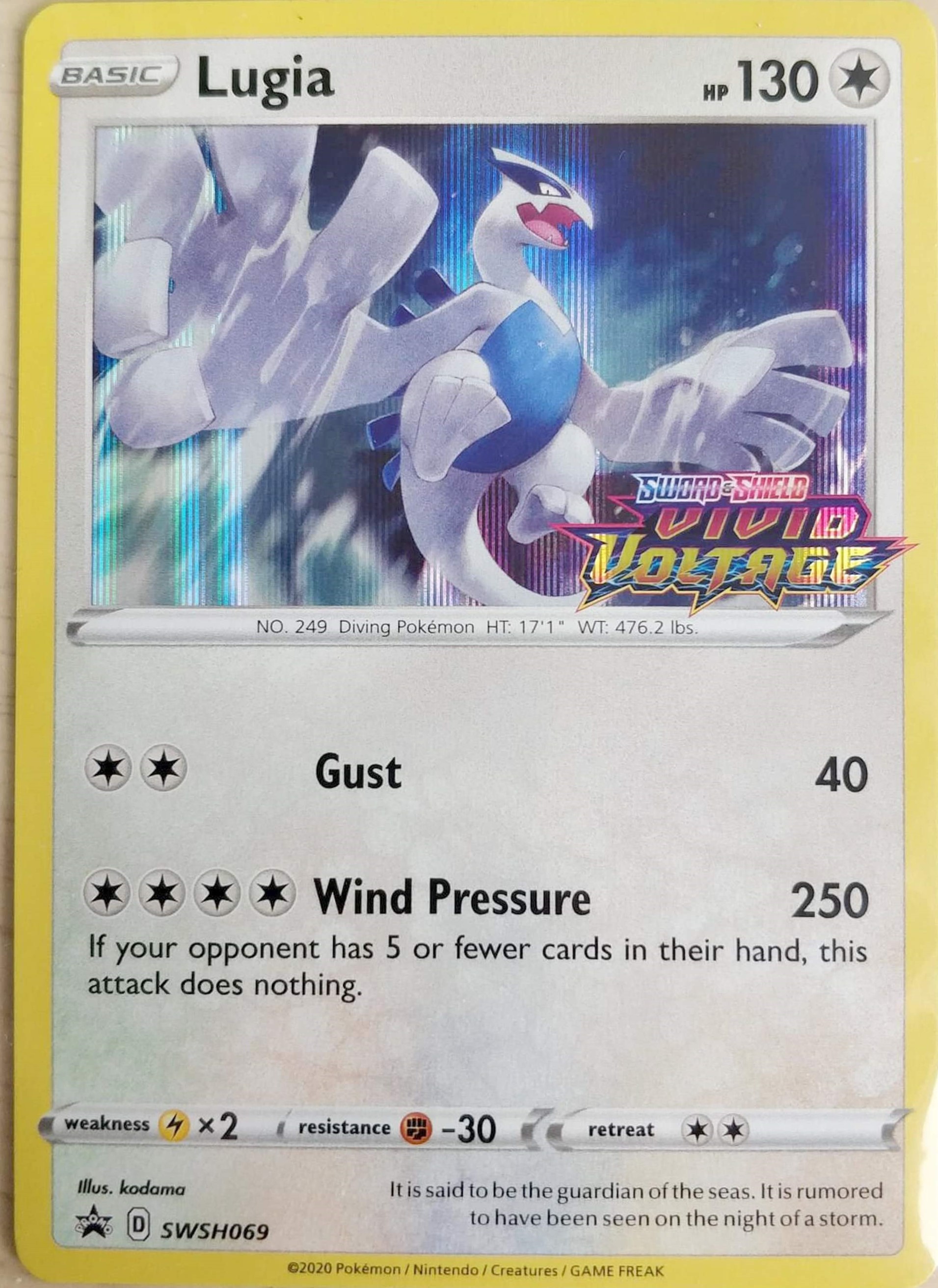 Lugia - SWSH069 - Prerelease Promo