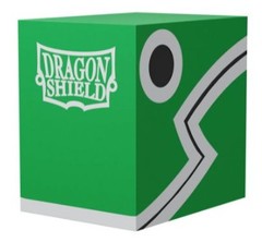 Dragon Shield Double Deck Shell Green Black