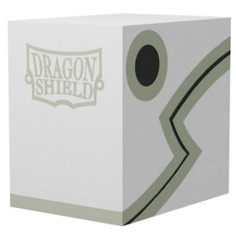 Dragon Shield Double Deck Shell White Black