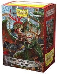 Dragon Shield 100CT Box Brushed Art Sleeves Christmas Dragon 2020