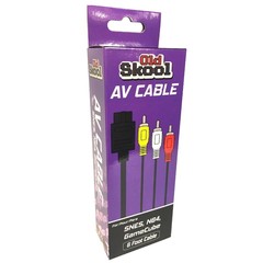 Old Skool AV Cable For SNES / N64 / GameCube