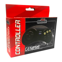 Old Skool Sega Genesis Controller - 6-Button Game pad