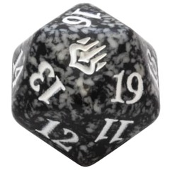 Magic Spindown Die - War of the Spark - Black