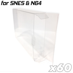 Old Skool Game Box Protective Sleeve for N64 & SNES (100X)