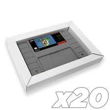 Old Skool SNES Cardboard BOX Insert (20 PACK)